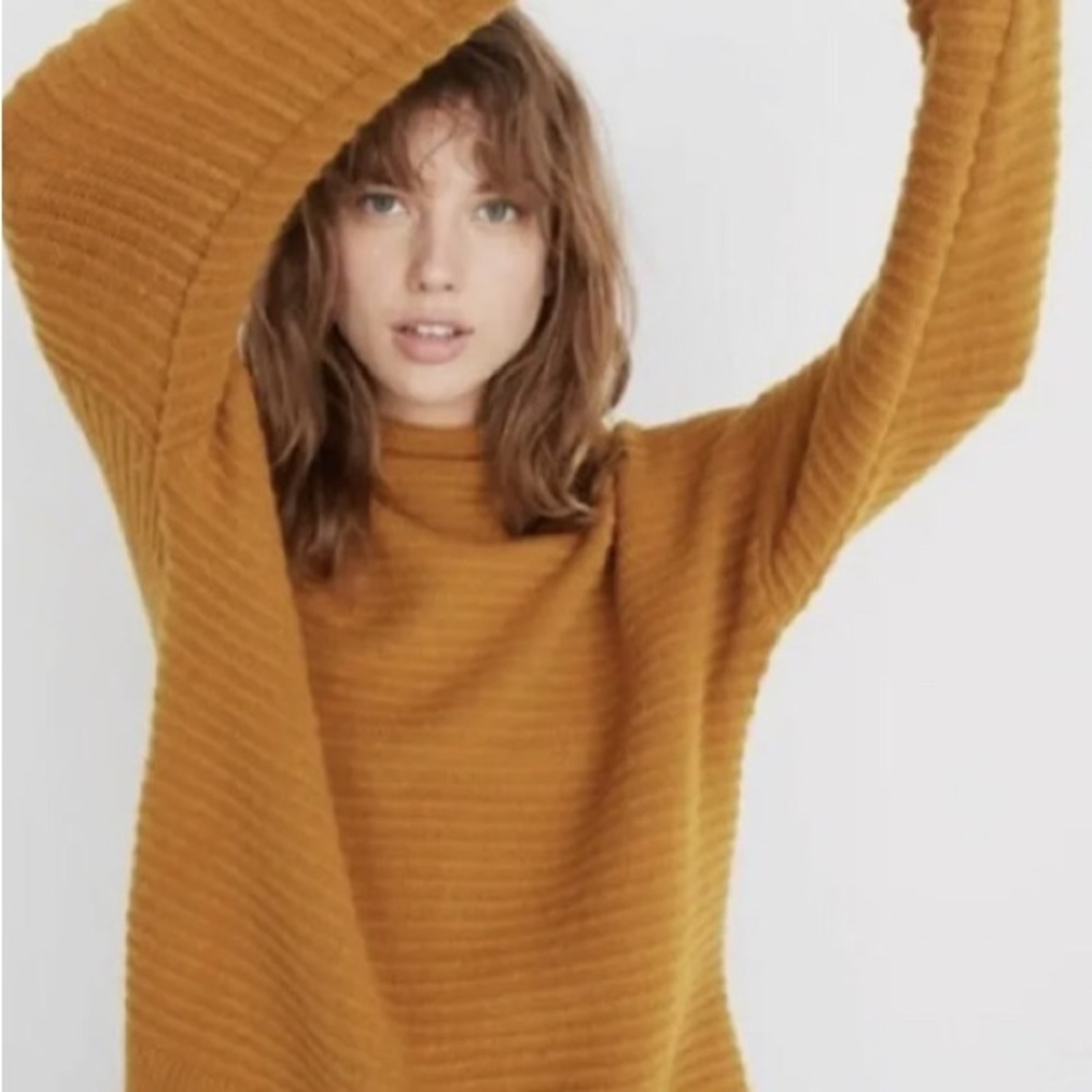 Madewell Mustard Sweater NWOT